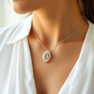 Crystal Pendant Necklace - Crelooking