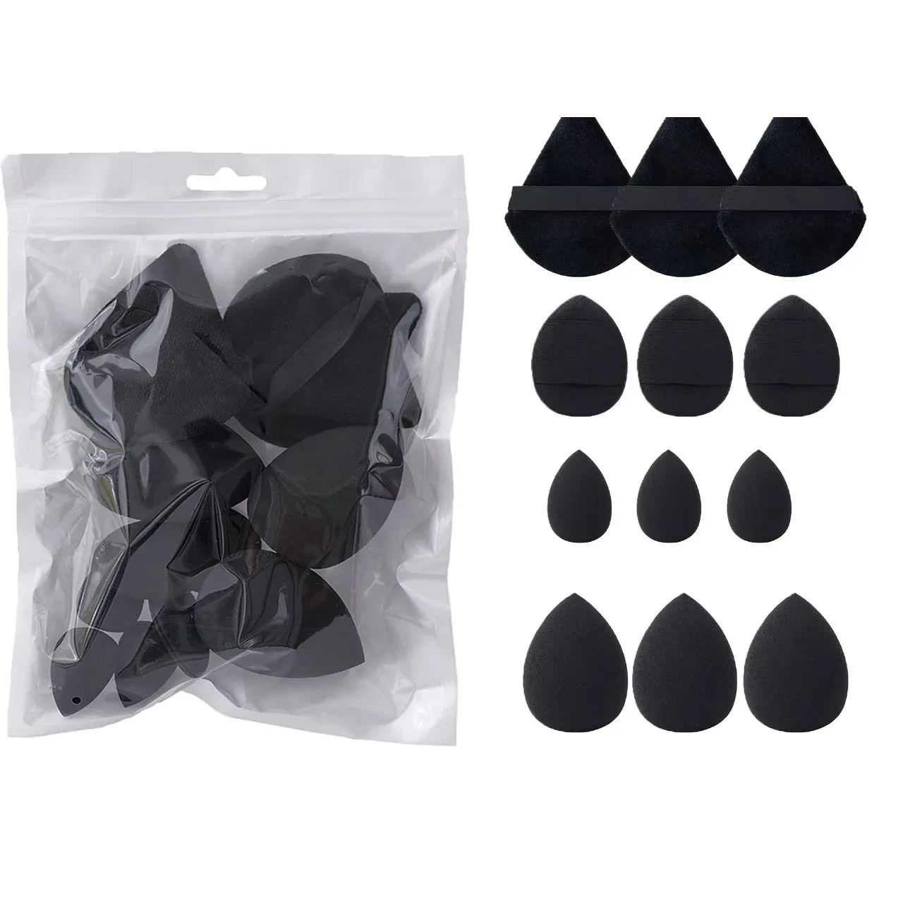 12-Piece Multi-Shape Blending Sponge Set - Image 3