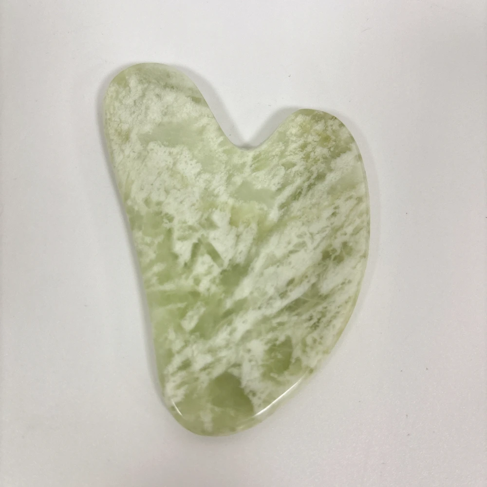 Natural Green Jade Gua Sha Facial Massager - Image 5