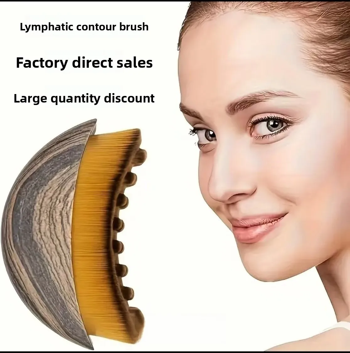 Lymphatic Facial Contour & Foundation Brush - Image 2