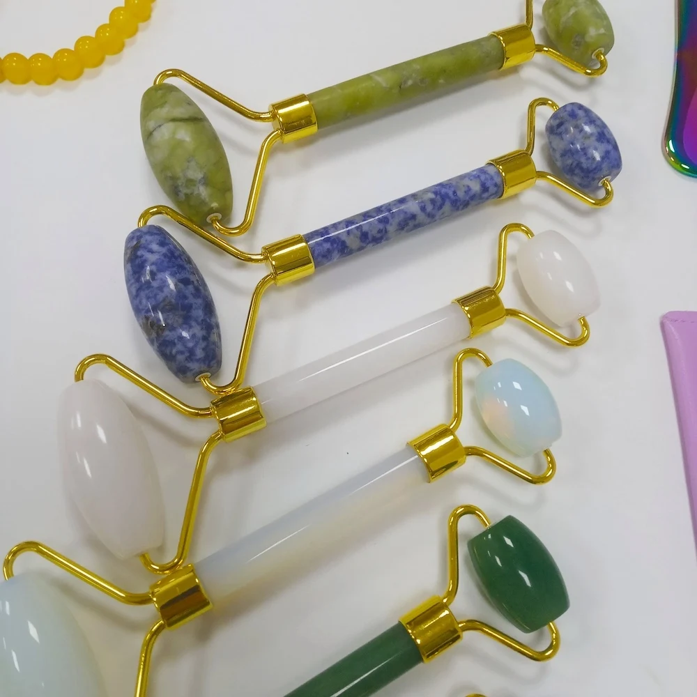 Natural Green Jade Gua Sha Facial Massager - Image 2