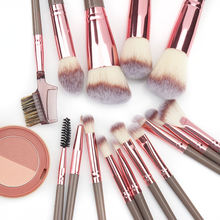 Professional 15-Piece Soft Makeup Brush Set