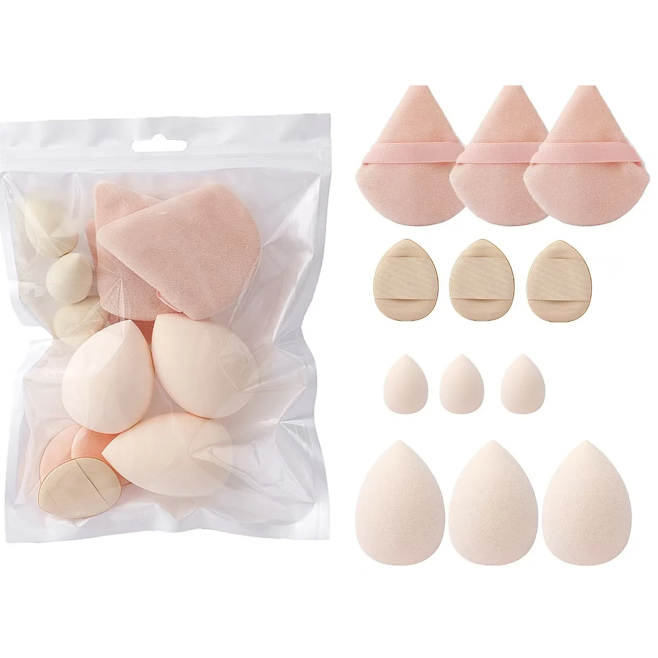 12-Piece Multi-Shape Blending Sponge Set - Image 2