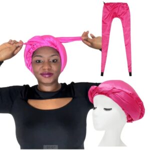 Adjustable Satin Bonnet with Wrap-Around Ties
