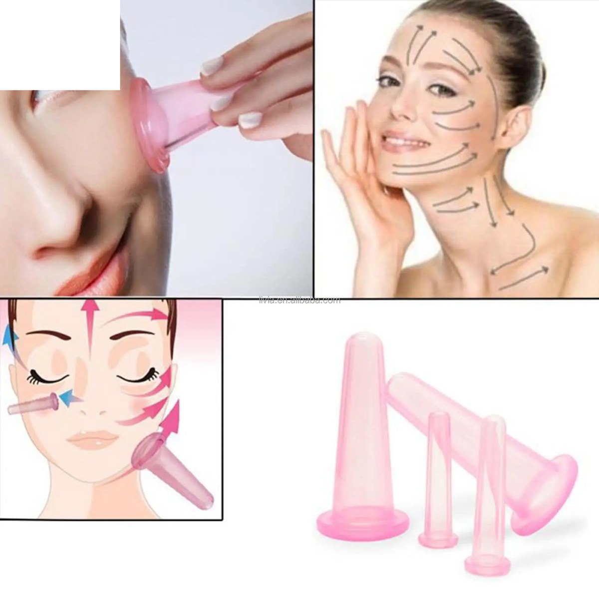 Eye Face Vacuum Massage Cupping Cup Kit Small Therap