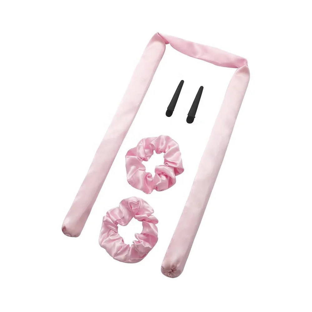 Silk Heatless Hair Roller & Scrunchies Set - Image 2
