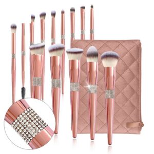 Diamond-Style Handle Makeup Brush Set