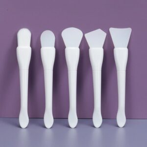 Double-Sided Silicone Face Mask Applicator Brush