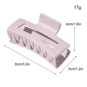 Medium Hollow Plastic Claw Clip for Ponytails