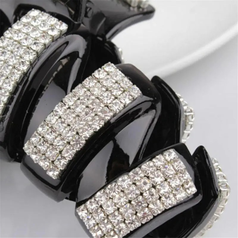 Crystal Rhinestone Large Claw Hair Clip - photo 5