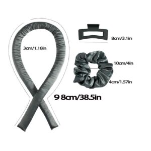 Fabric Scrunchie and Hair Claw Set for Daily Wear