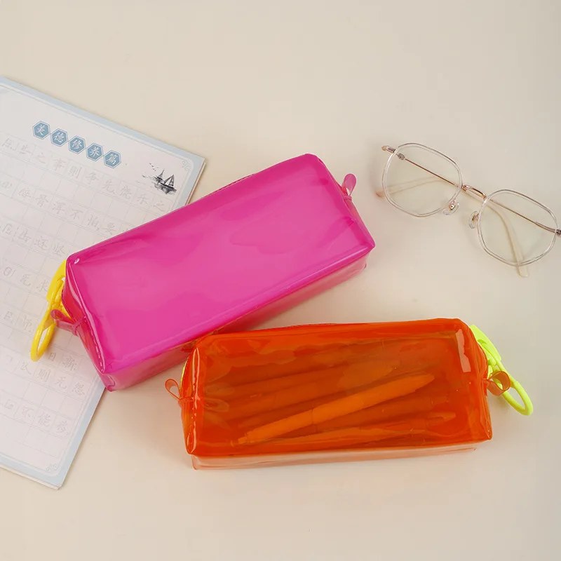 Clear PVC Waterproof Makeup Brush Holder Zip Pouch - photo 2