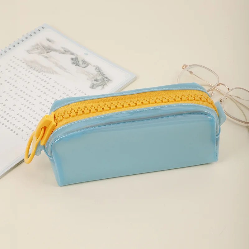 Clear PVC Waterproof Makeup Brush Holder Zip Pouch - photo 4