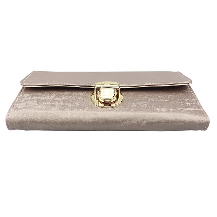 Portable Khaki Makeup Brush Holder and Cosmetic Bag