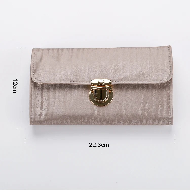 Portable Khaki Makeup Brush Holder and Cosmetic Bag - photo 4