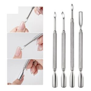 Double-Ended Stainless Steel Cuticle Pusher
