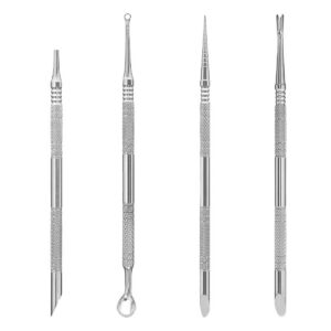 Stainless Steel Cuticle Pusher and Cutter Set